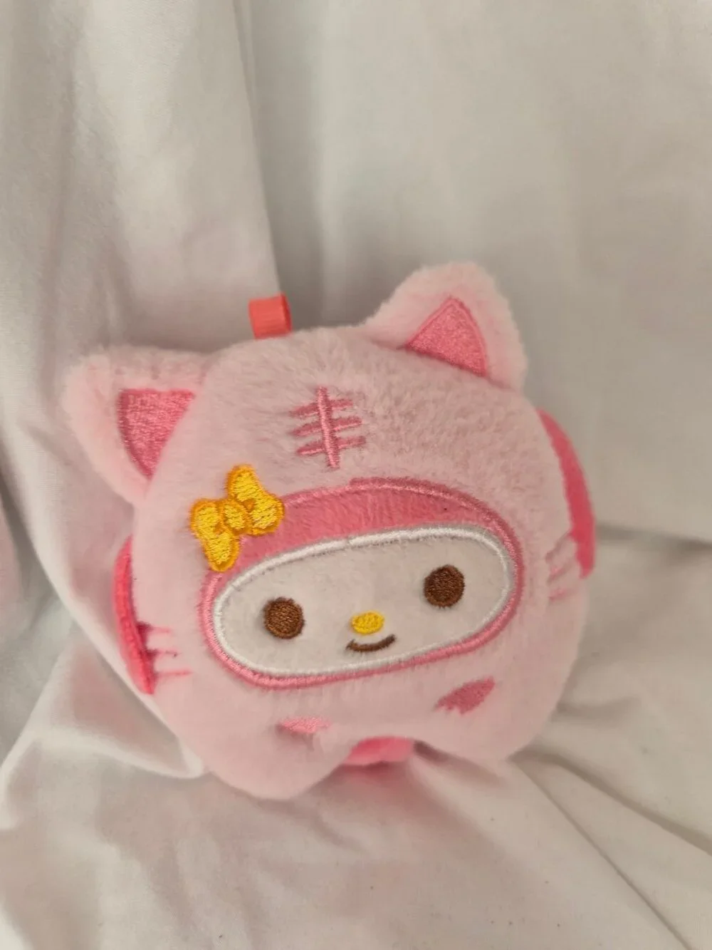 Sanrio My Melody Lucky Cat Plush Keychain Kawaii Mascot Stuffed Toy Blind Box